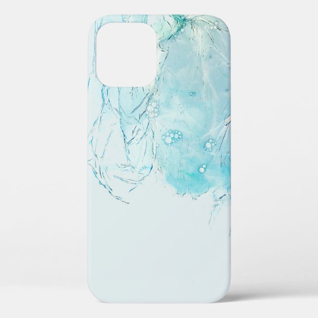 Blue and white abstract painting Case-Mate iPhone case (Back)