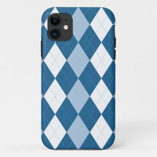 Blue and White Arglye iPhone 5 Case