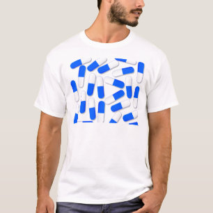 Blue And White Capsules T-Shirt