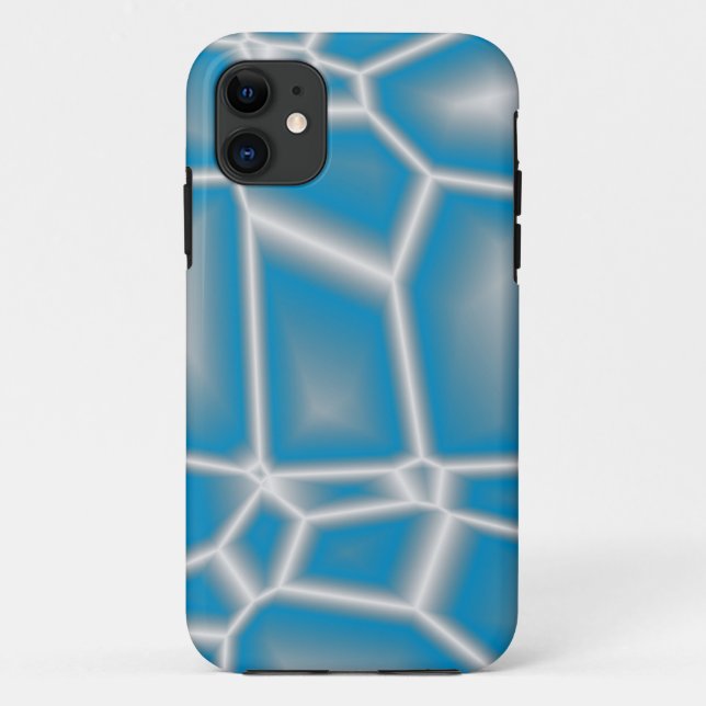 BLue and white Case-Mate iPhone Case (Back)