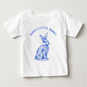 Blue and White Chinoiserie Baby Infant T-Shirt