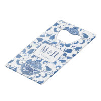 Blue And White Chinoiserie Wedding Monogram