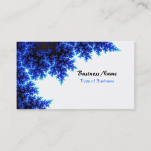 Blue and White Classy Branches Business Card