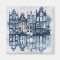Blue and white Delft style traditional houses