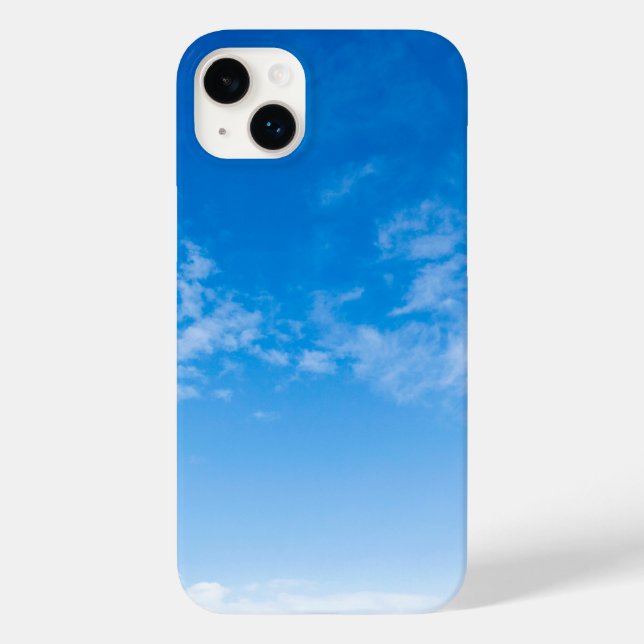 Blue And White Elegant Case-Mate Barely There Appl iPhone Case (Back)