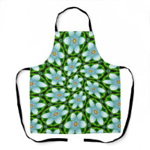 Blue and White Flowers