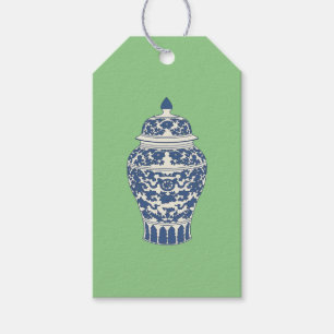 Blue and White Ginger Jar Gift Tags