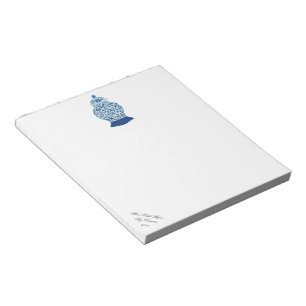 Blue and White Ginger Jar Notepad