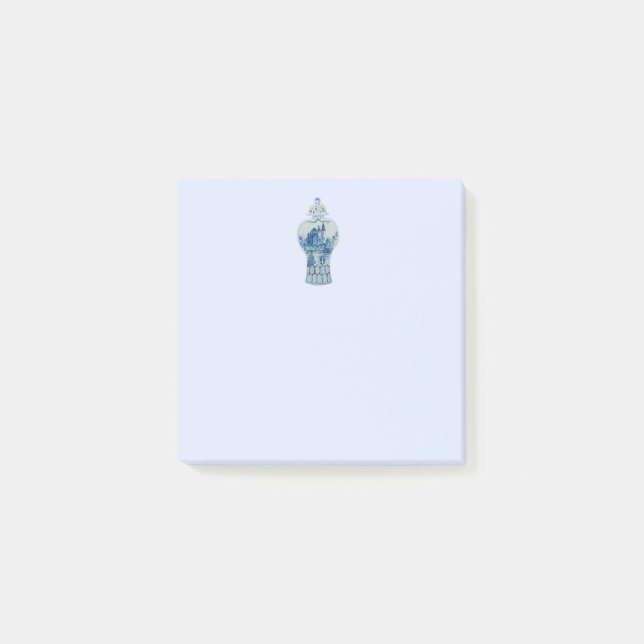 Blue and White Ginger Jar Post-it Notes (Front)