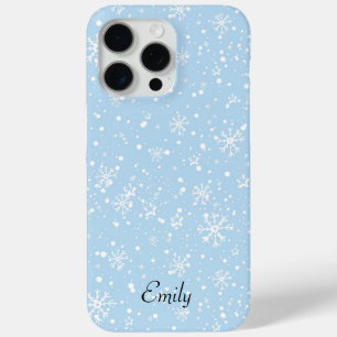 Blue And White Holiday iPhone 15 Pro Max Case