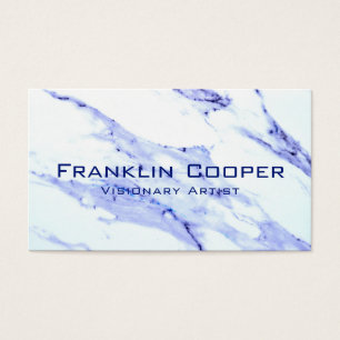Blue and White Marble