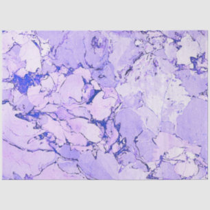 Blue and White Modern Italian Marble Decoupage Tissue Paper