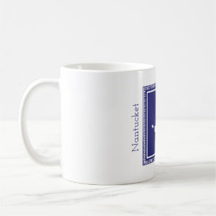 Blue and White Nantucket Love Mug