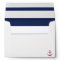 Blue and White Nautical Baby Shower Envelope