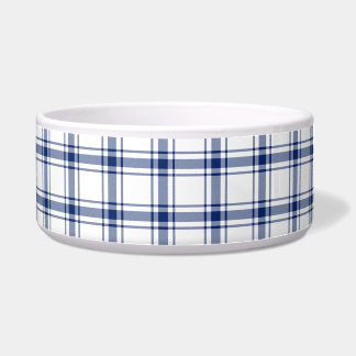 Blue and White Nautical Plaid