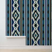Blue and White Navajo Design Pattern