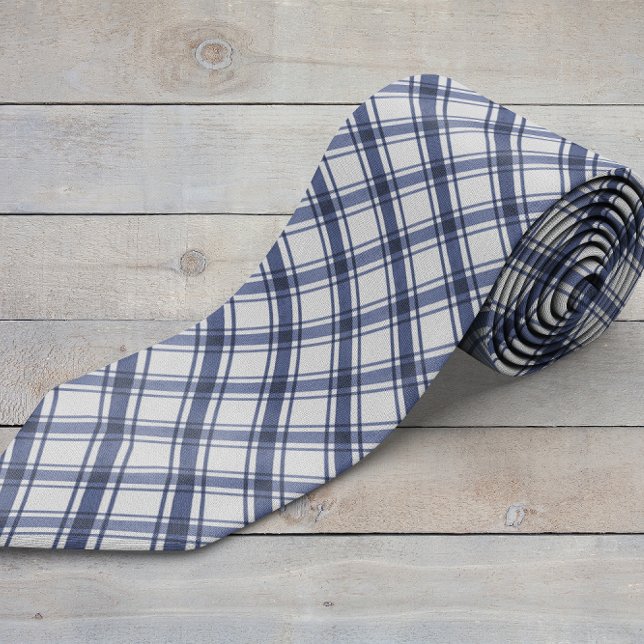 Blue and White Neck Tie (Blue and White Neck Tie
)