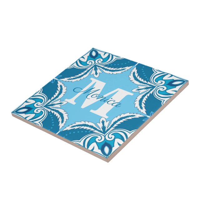 💙🤍Blue and white Porto Azulejos,  Ceramic Tile (Side)
