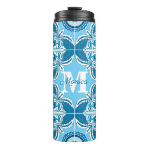 💙🤍Blue and white Porto Azulejos, Thermal Tumbler