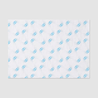 Blue and white Sea Life Animal tissue paper