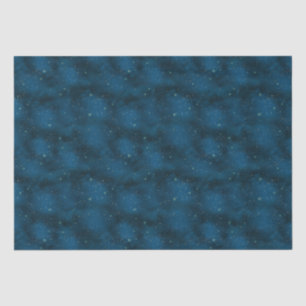 Blue and White Starry Night Celestial Tissue Paper