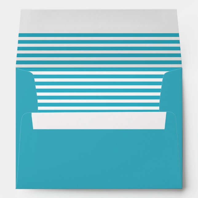 Blue and White Striped  Envelopes (Back (Bottom))