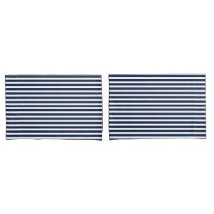 Blue and White Striped Stripes Pillowcase