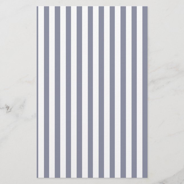 Blue and White Stripes Craft Paper (Front)