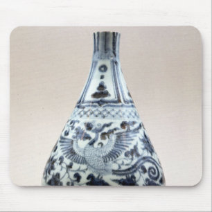 Blue and white vase, Yuan Dynasty Mouse Pad