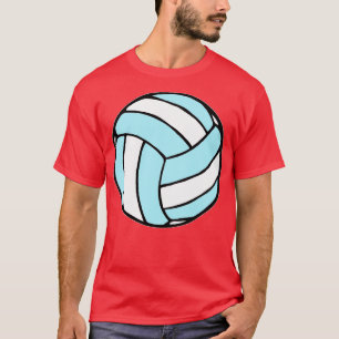 Blue And White Volleyball T-Shirt