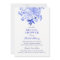 Blue and White Watercolor Floral Bridal Shower