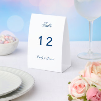 Blue and White Wedding