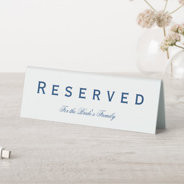 Blue and White Wedding (In SItu (Table))