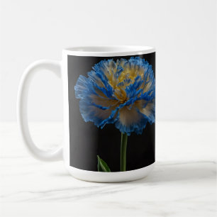 Blue And Yellow Carnation,  Coffee Mug
