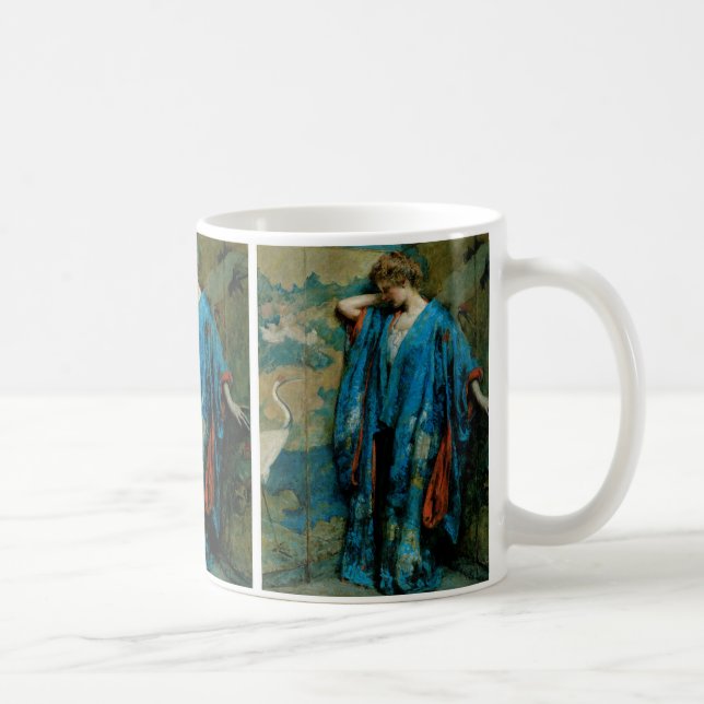 Blue and Yellow Coffee Mug (Right)