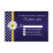 Blue and Yellow Daisy RSVP Card