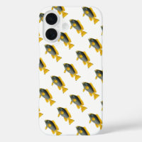 Blue and Yellow Grouper Fish, Vintage Marine Life