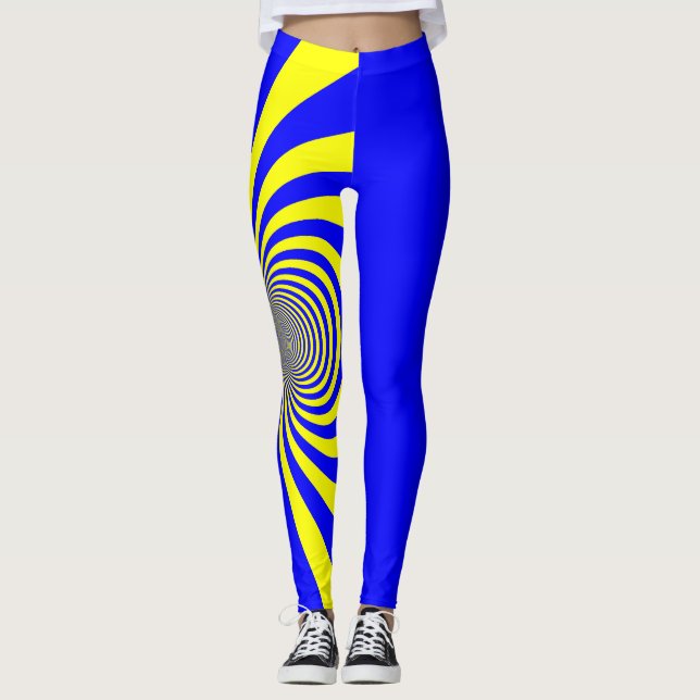 Blue and Yellow Leggings (Front)