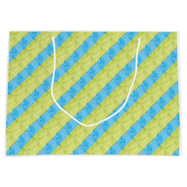 blue and yellow palettes large gift bag (Front)