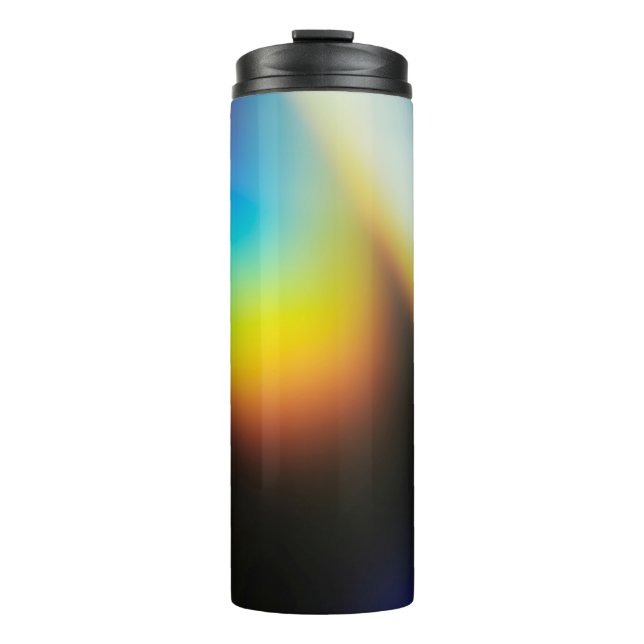 Blue and yellow plastic bottle (Front)