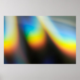 Blue and yellow plastic bottle poster