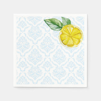 Blue and Yellow She found her Main Squeeze Welcome Napkin