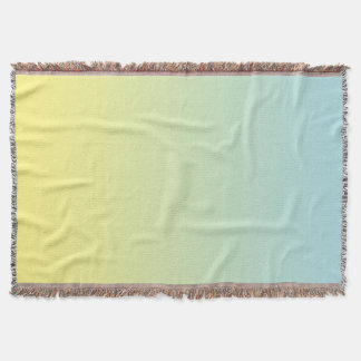 Blue And Yellow Throw Blanket