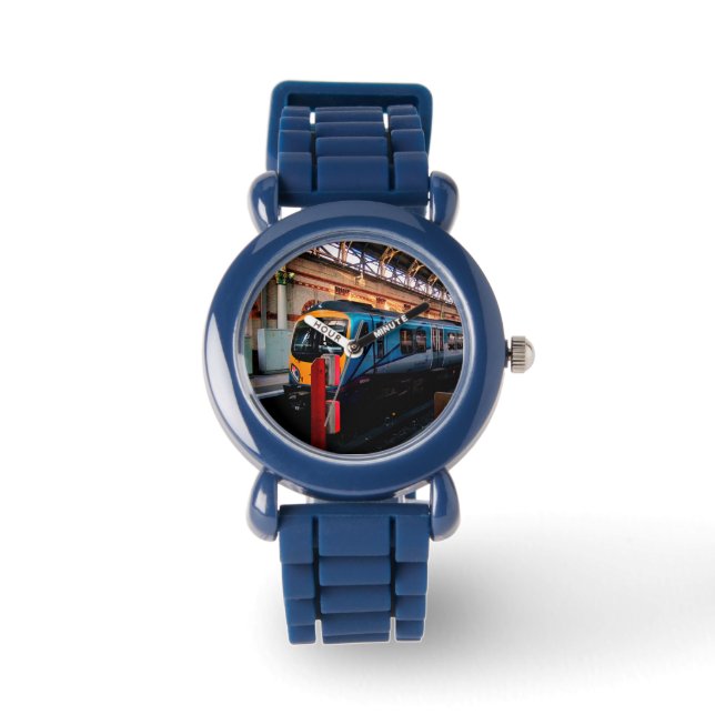 Blue and Yellow train  Watch (Front)