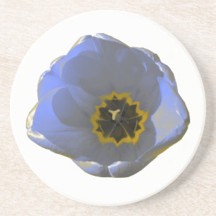 Blue and Yellow Tulip Coasters
