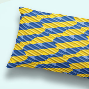 Blue and Yellow Ukraine Inspired peace anti war Pillowcase