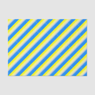 Blue and Yellow Ukraine Inspired peace stop war Tissue Paper