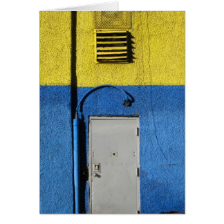 Blue and Yellow Wall 5x7