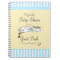 Blue and Yellow with Stork Baby Shower Guest Book