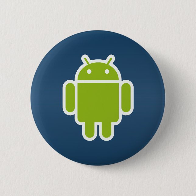 Blue Android Button (Front)